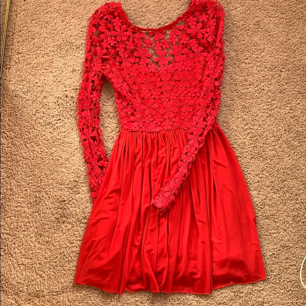 Gorgeous high neck low back dress!